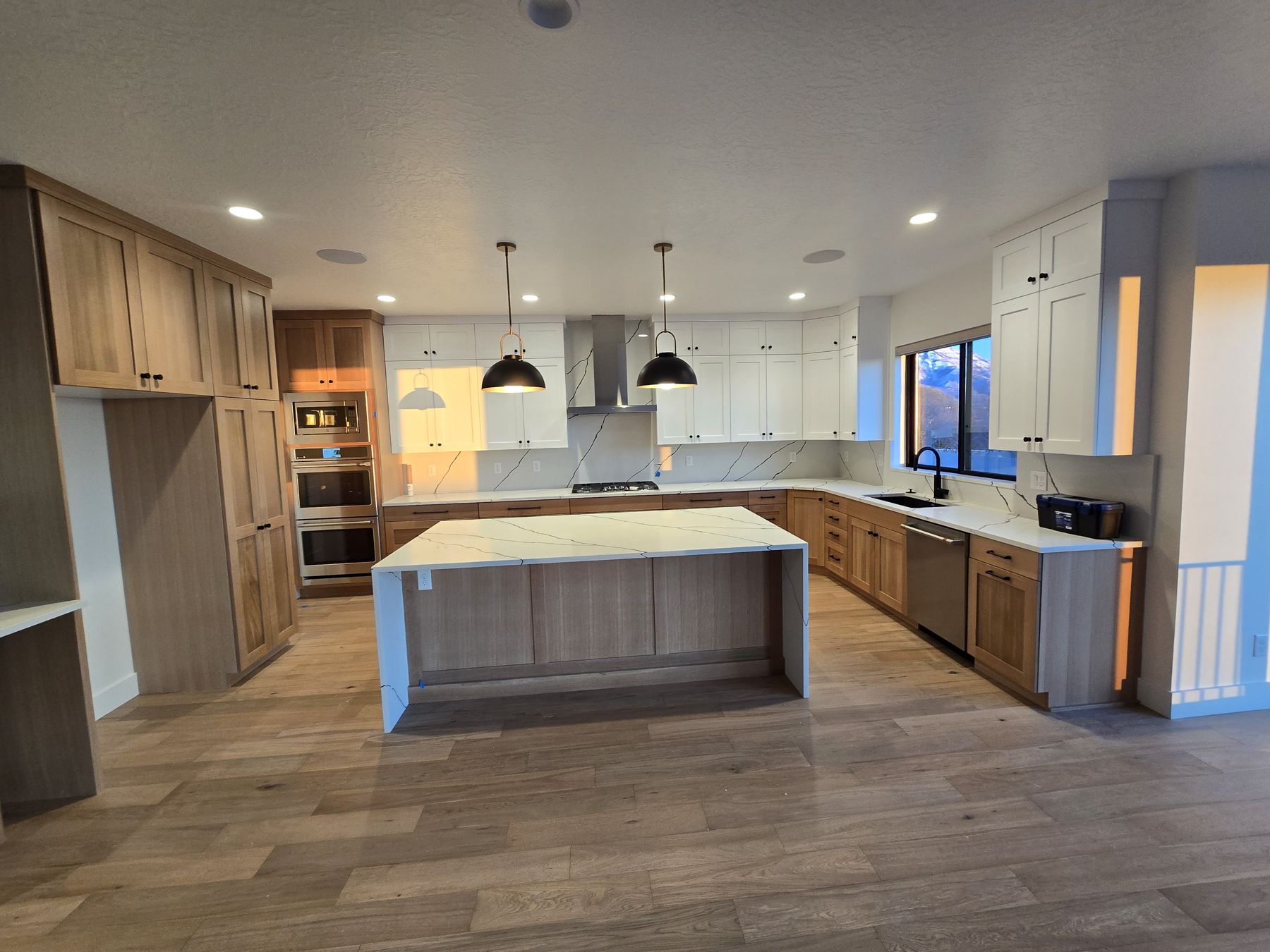 Completed kitchen